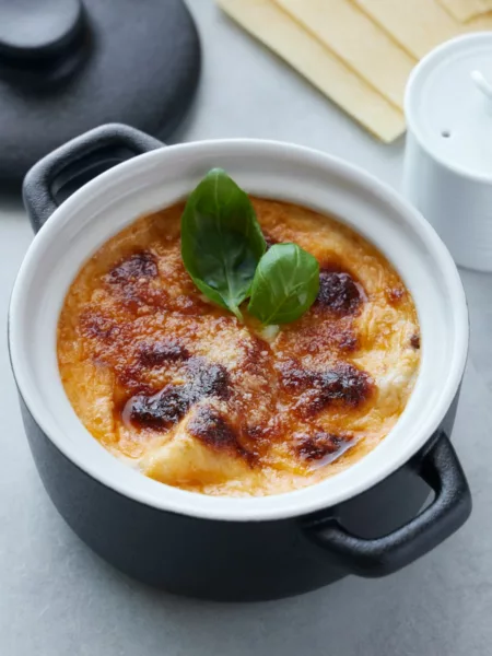 lasagnes de légumes grillés au tofu soyeux
